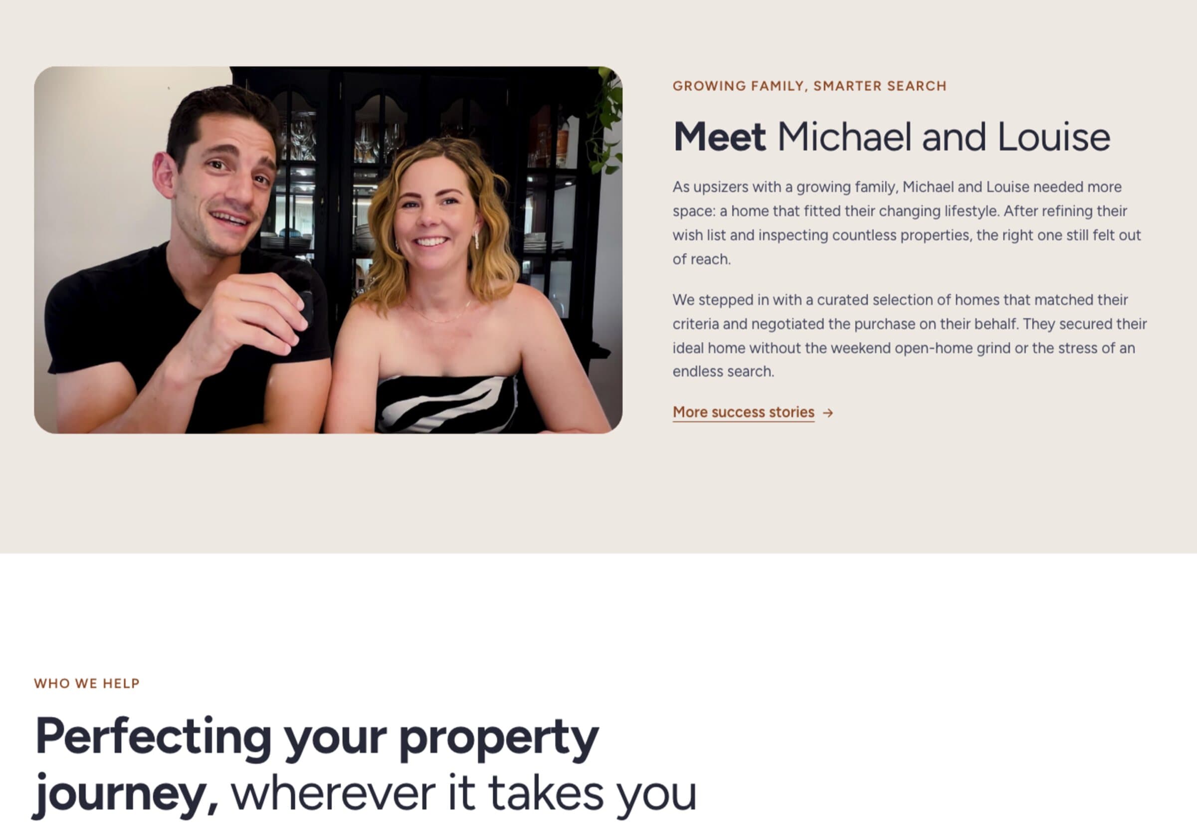 The gyda home page: a buyer success story